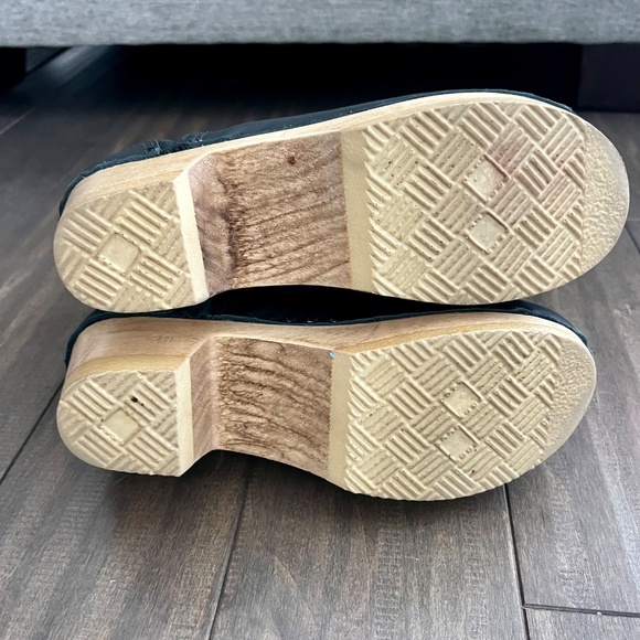 NO.6 5" Shearling Clog Boot in Black Suede size 39 (US 7.5) - Picture 4 of 13